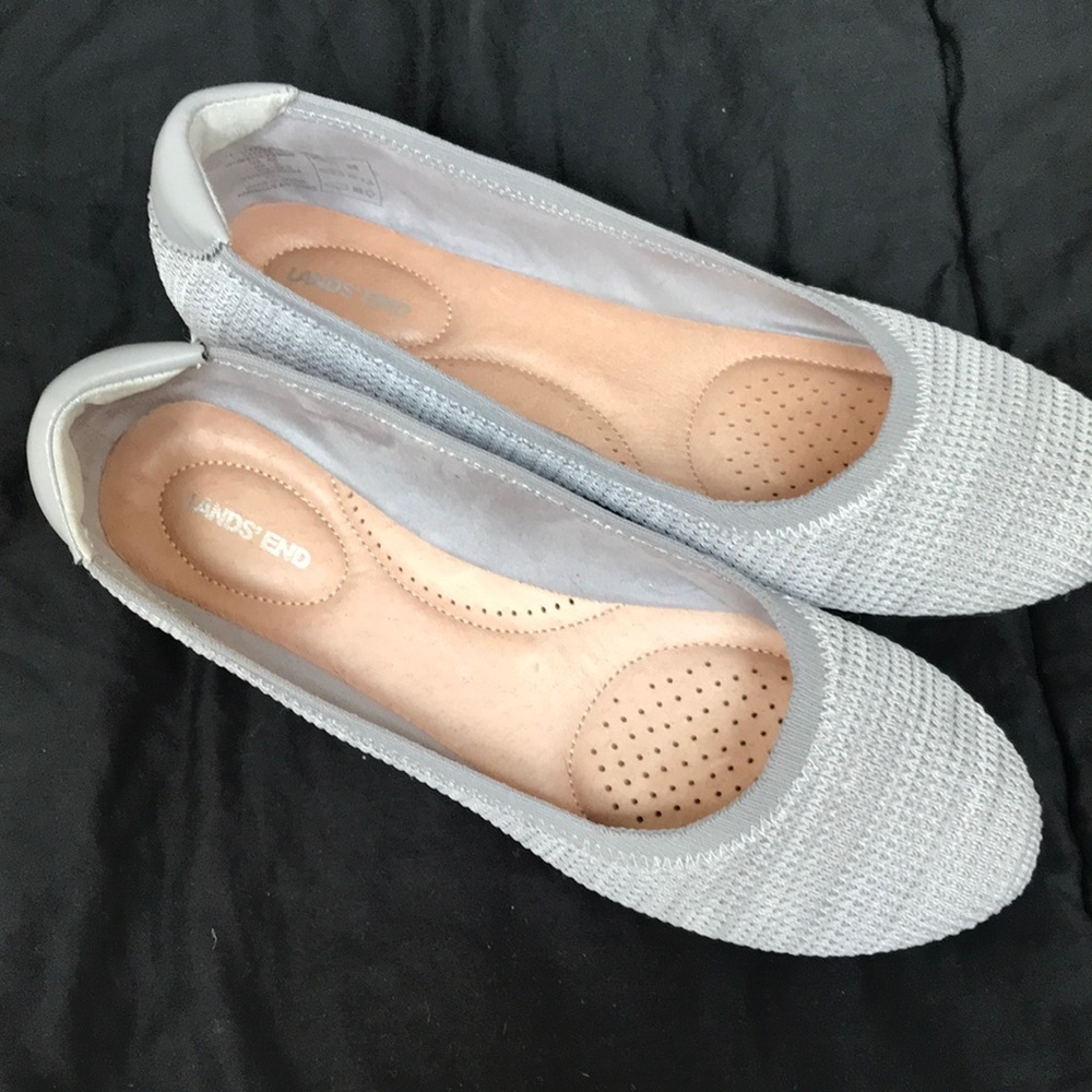 Lands End size 8 ballet flats